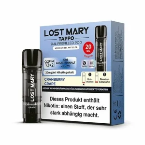 ELF Bar - Lost Mary - TAPPO - Prefilled Pods - Cranberry Grape - 2Pcs - Mr-Joy.com