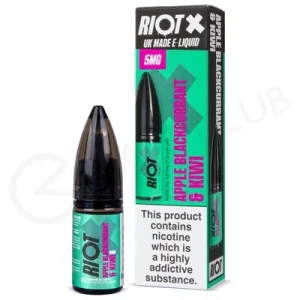 Apple Blackcurrant Kiwi Nic Salt E-Liquid by Riot X