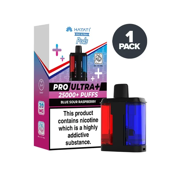Blue Sour Raspberry Hayati Pro Ultra Plus Refill Pack