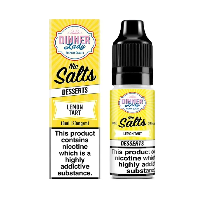 Dinner Lady Lemon Tart 10ml Nic Salt E-Liquid