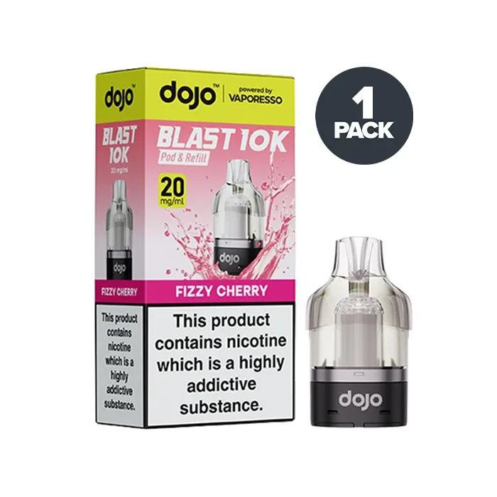 Fizzy Cherry Vaporesso Dojo Blast 10k Prefilled Pods