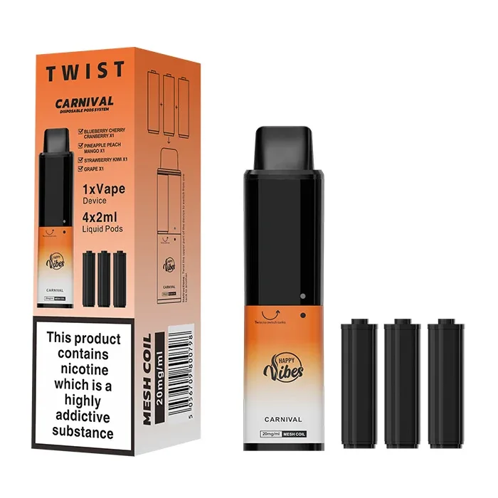 Happy Vibes Twist 2400 Disposable Vape Kit - Image 2