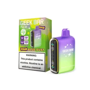 GEEK BAR PULSE 5% NIC 15000 PUFFS VAPE (SOUR BLUE DUST - SOUR EDITION)