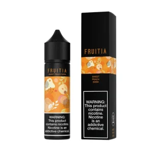 Fruitia Sweet Peach Soda E-Liquid 60ml