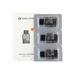 GeekVape Wenax K1 Replacement Pods Refillable Pods with Mesh Coils