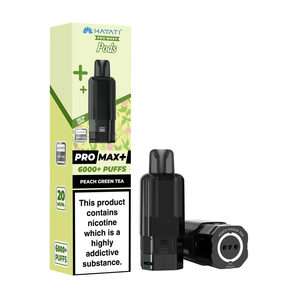 Peach Green Tea Hayati Pro Max+ Refill Pack