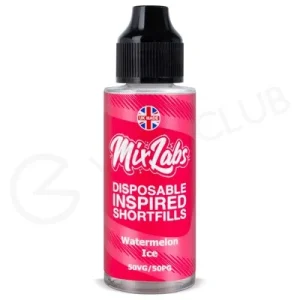 Watermelon Ice Shortfill E-Liquid by Mix Labs 100ml