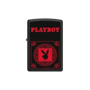 Zippo Lighter - Playboy Red Scan