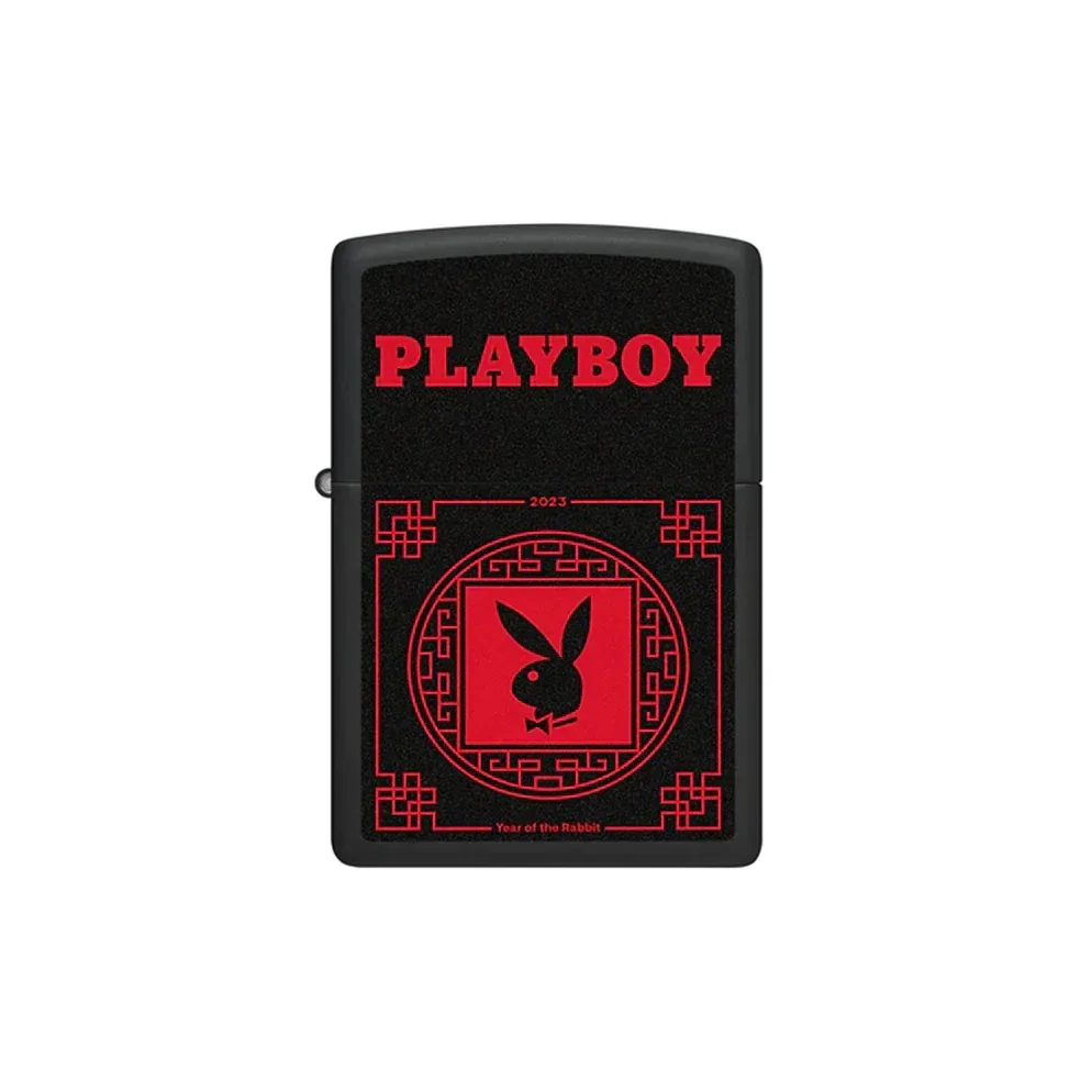 Zippo Lighter - Playboy Red Scan