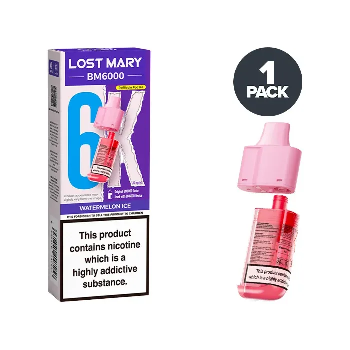 Watermelon Ice Lost Mary BM6000 Refill Pack