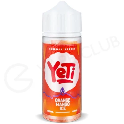 Orange Mango Ice Shortfill E-Liquid by Yeti Summit Series 100ml