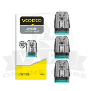 VooPoo Argus Top-Fill V2 Pod Cartridges Pack of 3