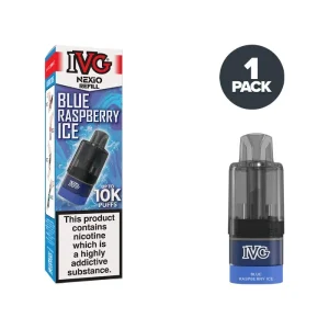Blue Raspberry Ice IVG Nexio Refill Pack