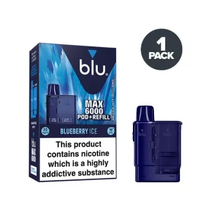 Blueberry Ice Blu Max 6000 Refill Pack