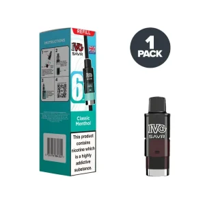 Classic Menthol IVG Savr Refill Pack