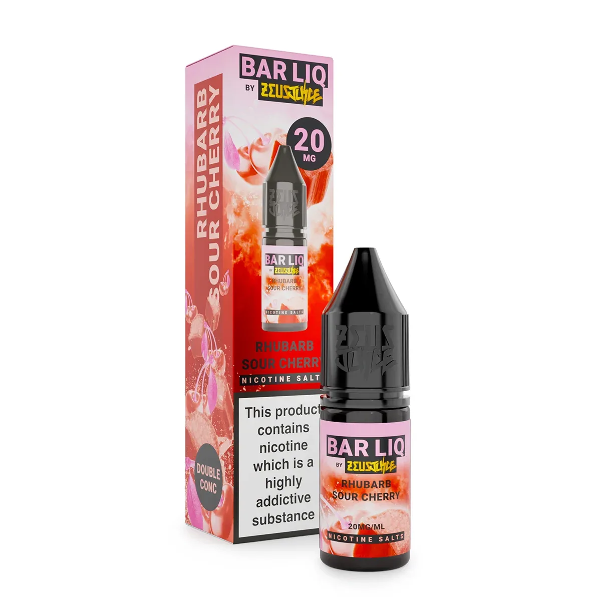 Rhubarb Sour Cherry by Zeus Juice Bar Liq Nic Salts