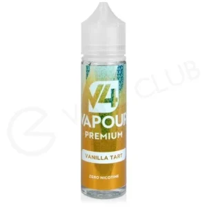Vanilla Tart Shortfill E-Liquid by V4 Vapour Premium 50ml