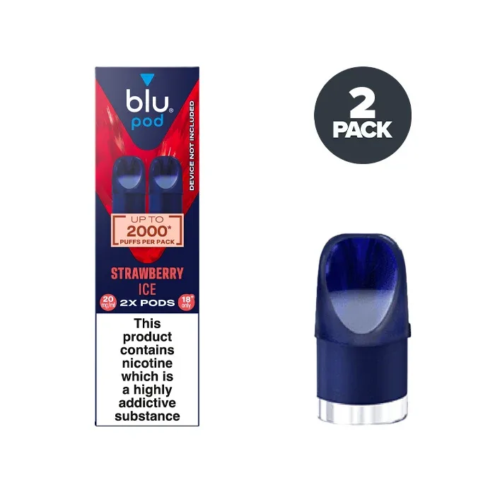 Strawberry Ice Blu Bar Pre-filled Pods