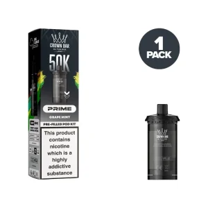 Grape Mint Al Fakher Hypermax Prime 50K Refill Pack