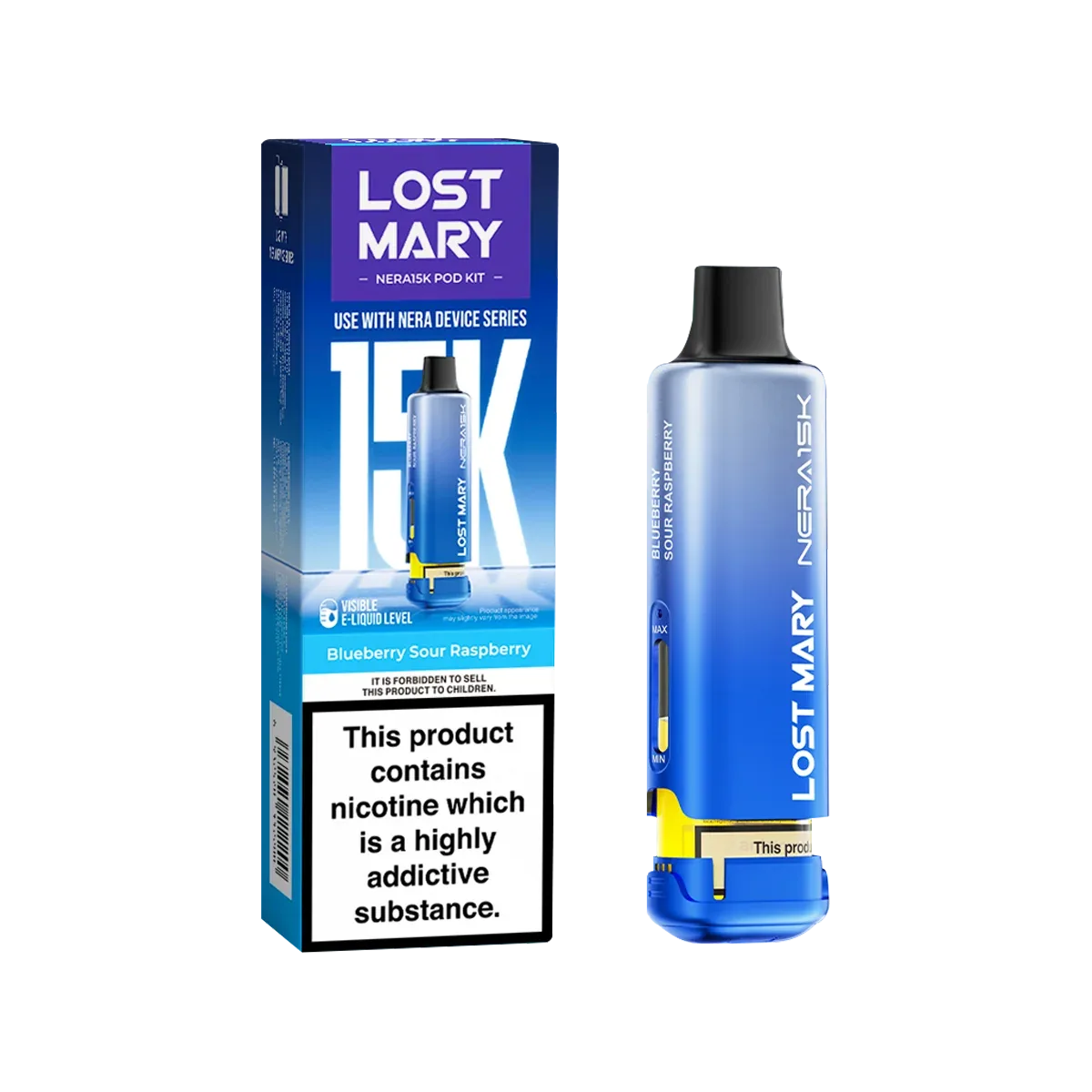 Blueberry Sour Raspberry Lost Mary NERA15K Refill Pack
