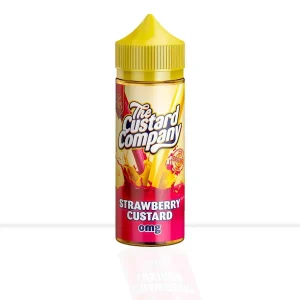 Strawberry Custard Shortfill E-Liquid The Custard Company