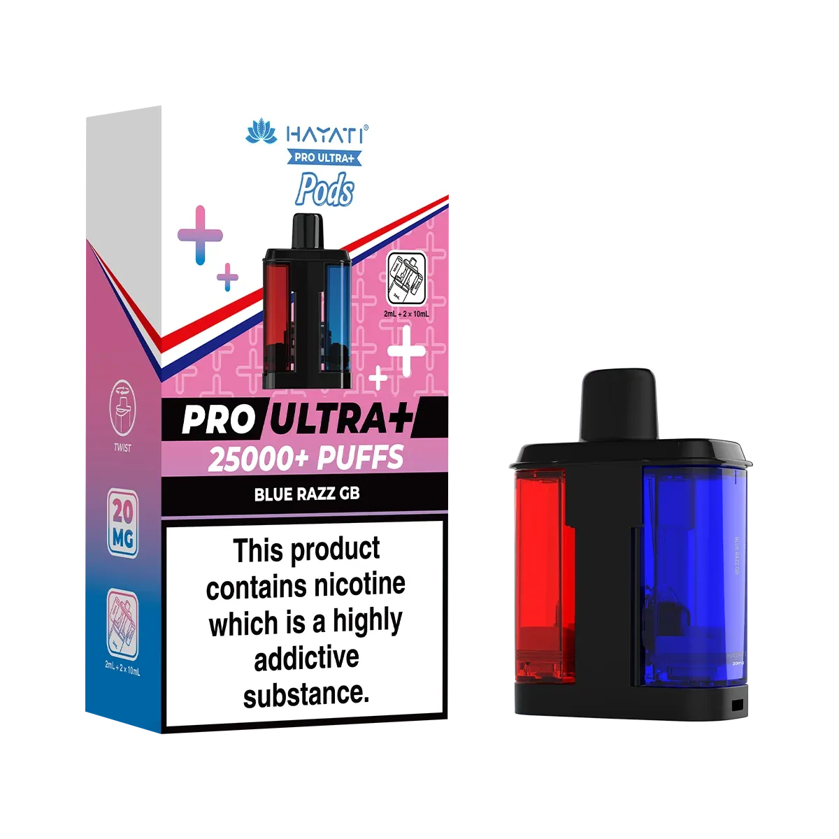 Blue Razz GB Hayati Pro Ultra Plus Refill Pack