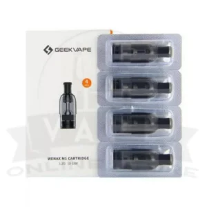 Geekvape Wenax M1 Replacement Pods – The No-Fuss MTL Essential (Pack of 4)