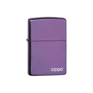 Zippo Lighter - Purple Zippo Logo