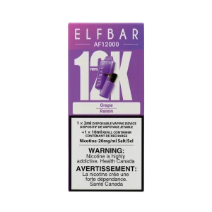 Elf Bar AF12000 Grape 2ml 20mg