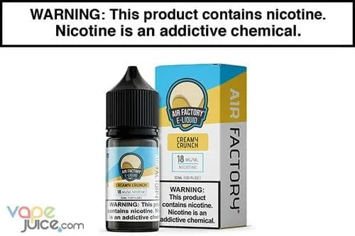 CREAMY CRUNCH BY AIR FACTORY SALT 30ML - Image 2