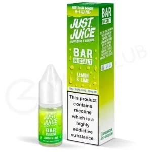 Lemon & Lime Nic Salt E-Liquid by Just Juice Bar