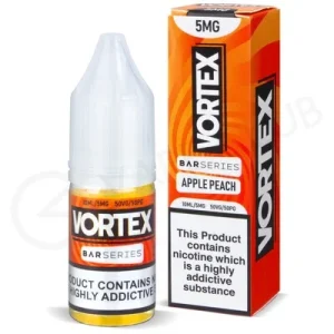 Apple Peach Nic Salt E-Liquid by Vortex Bar Series