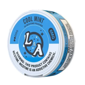 L&A Cool Mint Nicotine Pouches (20 Pouches/Can)