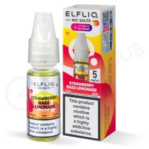 Strawberry Razz Lemonade Nic Salt E-Liquid by Elf Bar Elfliq