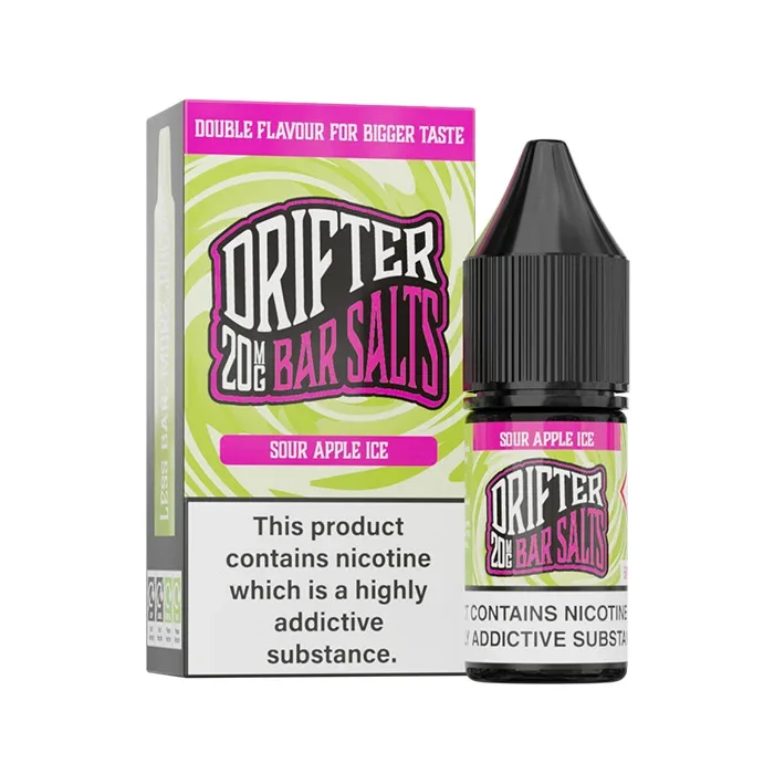 Drifter Bar Salt Sour Apple Ice 10ml Nic Salt E-Liquid