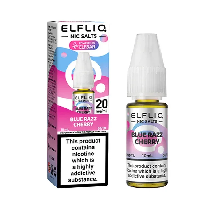ELFLIQ Blue Razz Cherry 10ml Nicotine Salt E-Liquid