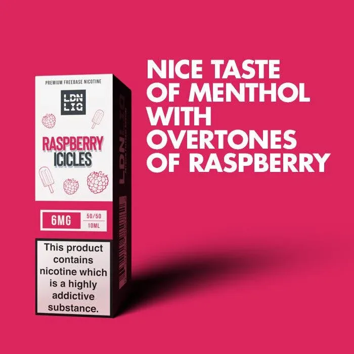 LDN LIQ Raspberry Icicles - 10ml E-Liquid - Image 2