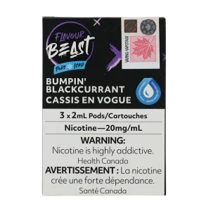 Flavour Beast Pod Bumpin’ Blackcurrant Iced 20mg 3/Pk