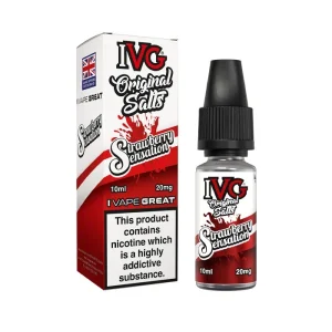 Strawberry Sensation Nic Salt E-Liquid by IVG Original