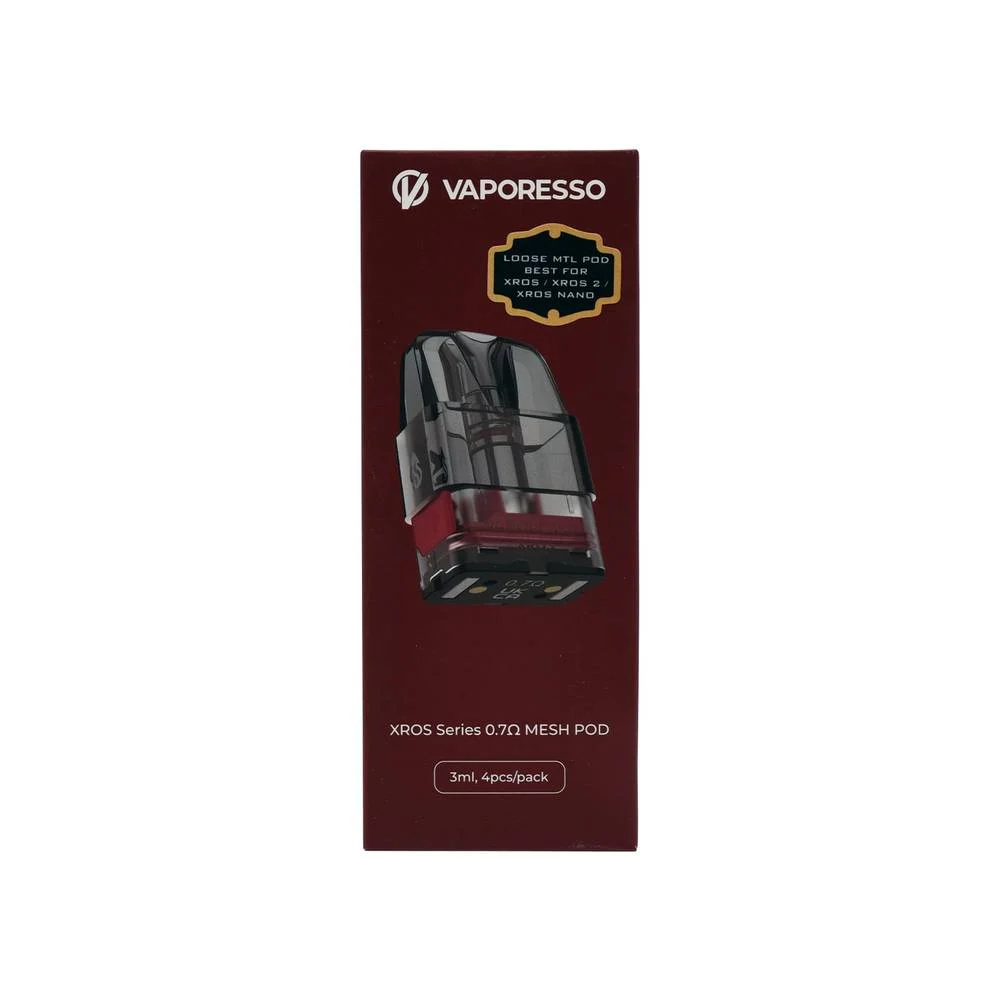 *4 Pack Vaporesso 3ML Xros Series (0.7ohm) Pods