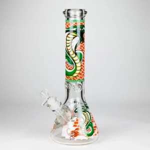 14" Cobra Glow In The Dark Bong