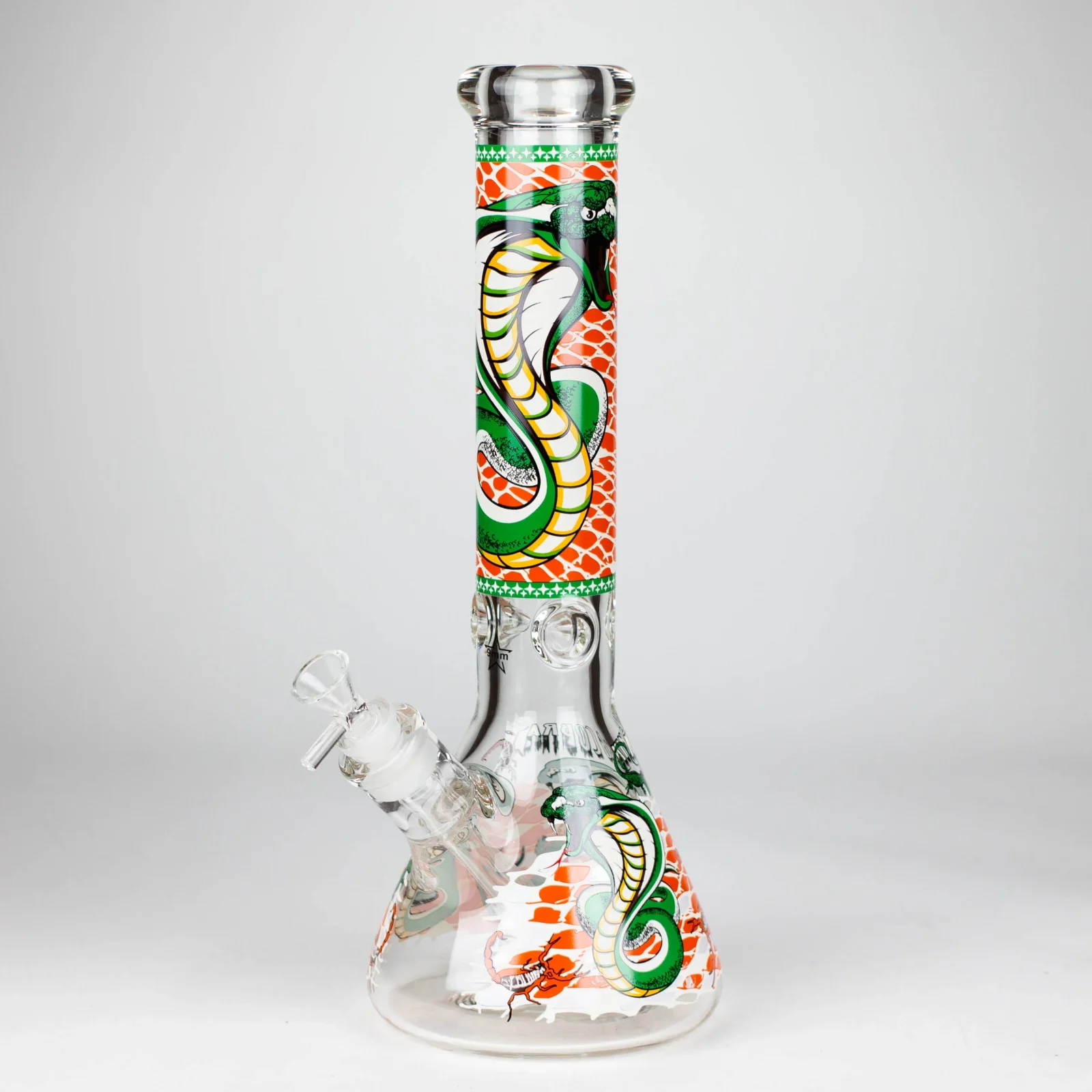 14" Cobra Glow In The Dark Bong