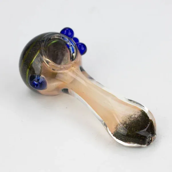 5" Gold Fumed Hand Pipe - Image 2
