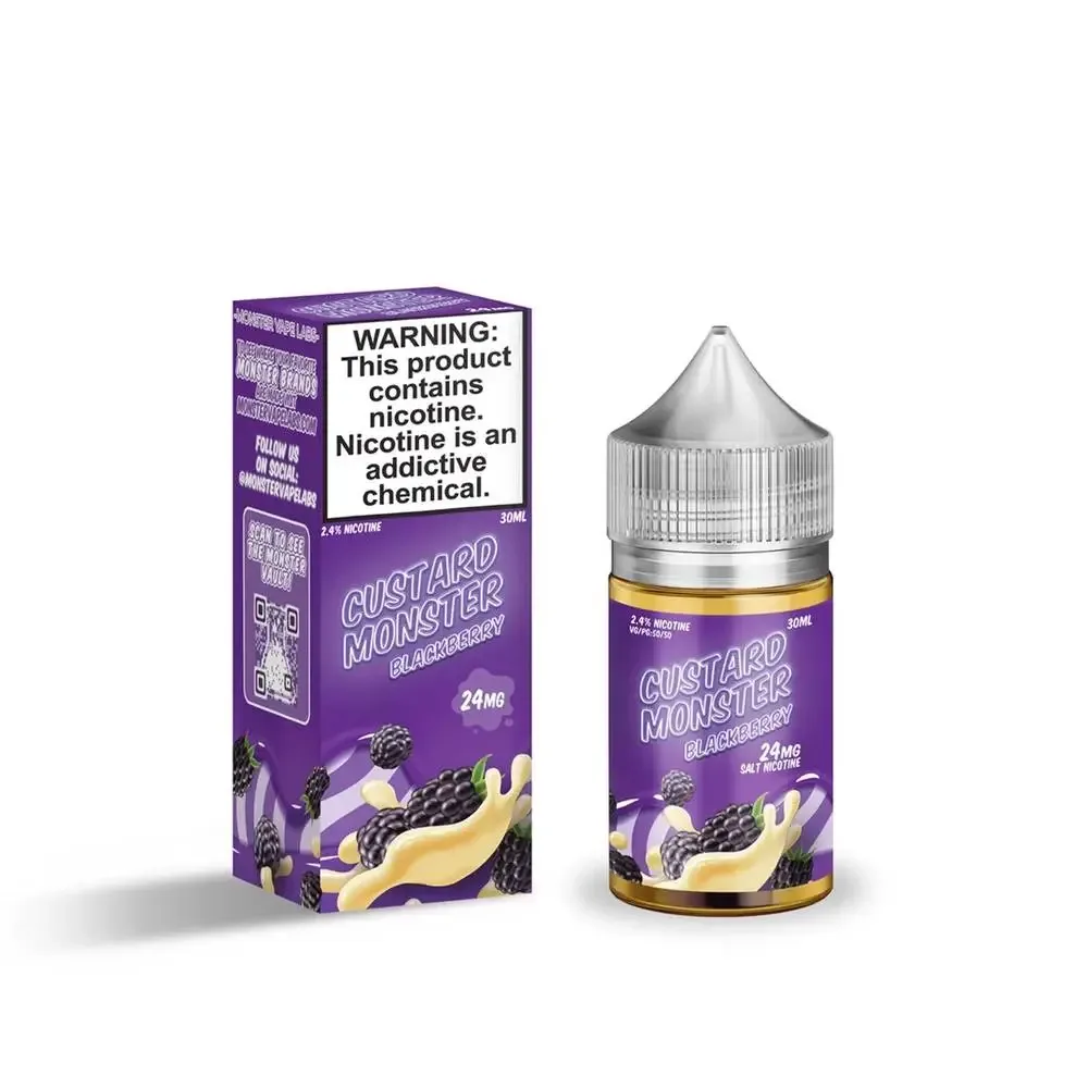 Custard Monster 30mL Blackberry Custard Salt - Image 2