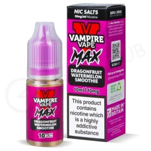 Dragonfruit & Watermelon Smoothie Nic Salt E-Liquid by Vampire Vape Max