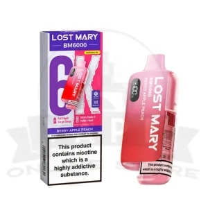 Berry Apple Peach Lost Mary BM6000 Prefilled Pod Kit