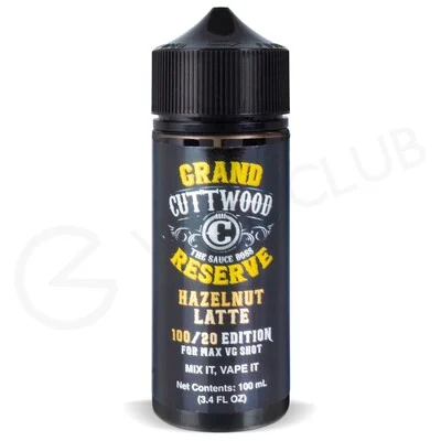 Hazelnut Latte Shortfill E-liquid by Cuttwood Grand Reserve 100ml