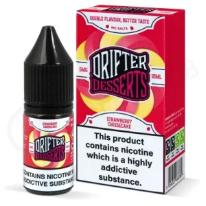 Strawberry Cheesecake Nic Salt E-Liquid by Drifter Dessert Salts