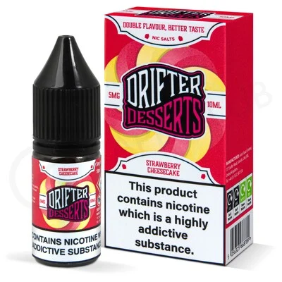 Strawberry Cheesecake Nic Salt E-Liquid by Drifter Dessert Salts