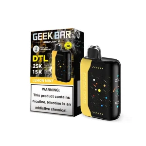 Lemon Mint Geek Bar Hookah X 25K